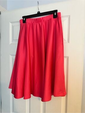 Classic A-Line Women's Skirt - Bright Pink